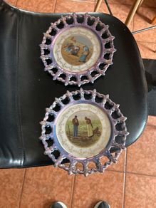 Prayer Plates  vintage