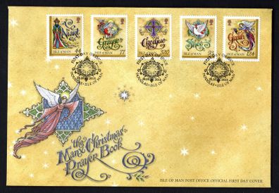 2015 Isle of Man Christmas: 250th Anniversary of First Prayer Book in Manx Commemorative Stamps First Day Cover (FDC)