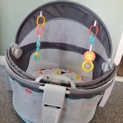 Fisher-Price Portable Bassinet On-The-Go Baby sunshade Dome