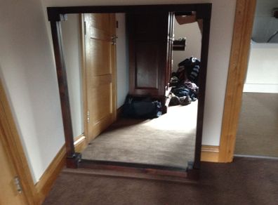 Walnut mirror