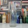 221 - John Power and Son Vintage Clear Glass Decorative Collectible Cork Top Whiskey Bottle Image 2