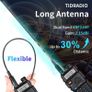 Ham Radio High Power Long Range Two-way Radio with 4pcs Battery and TD-771 Antenna,USB Charging Dual Band 2 way Radio Rechargeable Walkie Talkie with Earpiece for Survival Gear,2 Image 7