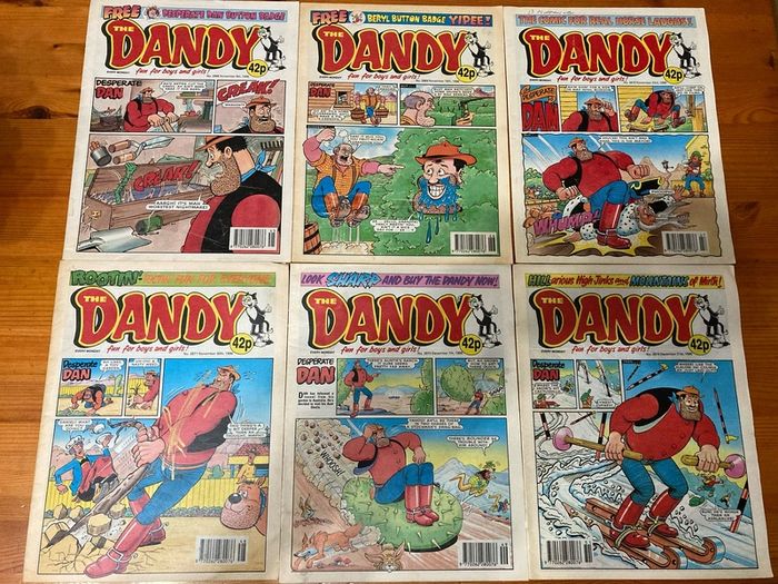Comics: 'The Dandy' 1995,1996 and 1997 (51 comics)