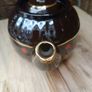 vintage ALB  teapot, Brown Betty, Redware Image 2