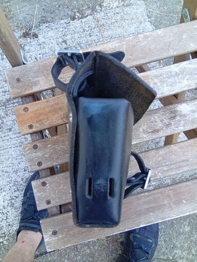 leather motorcycle/bicycle bag
