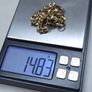 Vintage Gold Plated Albert Pocket Watch Chain T Bar & Dog Clip 36cm Image 2