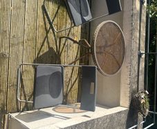 Outdoor table and chair