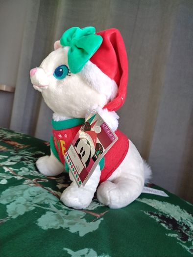 Shop Disney Marie Aristocats Christmas Festive Holiday Soft Toy Plush