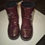 Girls Boots- Zara- Burgundy Colour Image 2