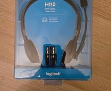 logitech h110 Stereo headset (BNIB)