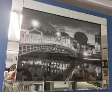 Mirror Framed Halfpenny Bridge Image