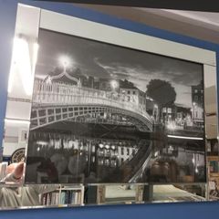 Mirror Framed Halfpenny Bridge Image