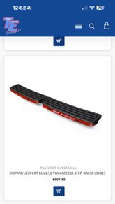 Rhino AccessStep - Twin, black, with reversing sensors