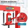 6T Industrial Hydraulic Workshop Frame Warehouse Press Garage Bench Press Image 5