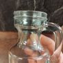 vintage Italian small glass pitcher Image 8