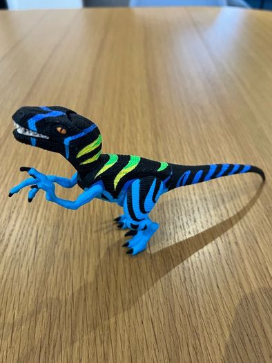 Vintage Jurassic Park Chaos Effect Raptor