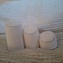 Brand New In Box Oirlv Minimalist Linen Ring Display Stands (Set of 3) Image 5