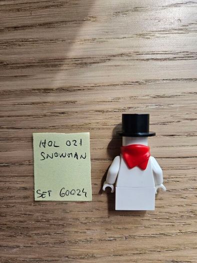 lego hol021 snowman, set 60024