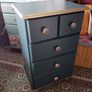 Upcycled old solid wood chest of drawers Image 3
