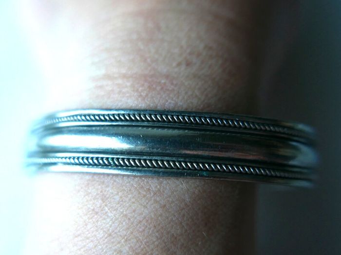 Navajo 925 Sterling Silver Handmade Cuff Bracelet