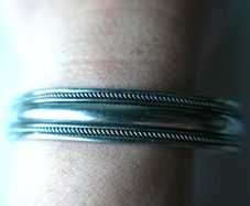 Navajo 925 Sterling Silver Handmade Cuff Bracelet