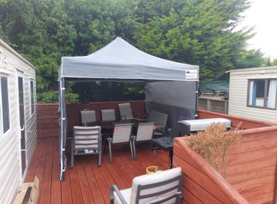 Pop Up 3x3m Heavy Duty 40mm Frame Gazebo