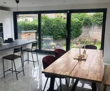 6 Seater Kitchen Table and 2 benches