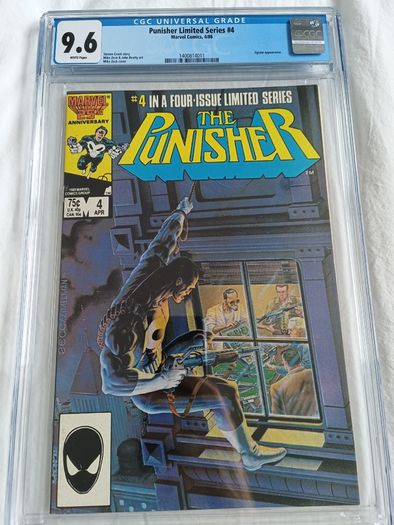 The Punisher Limited Series Issue 4 CBCS / CGC 9.6 Certified Graded Comic Framed  DC Marvel
