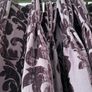 Beautiful Very Heavy Silk and Velvet Curtains 128"w x 82"d Image 10