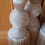 Stunning Latte Curtain Tie Backs with Crystal Embellishments x4 Image 2
