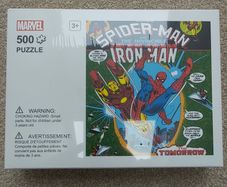 Marvel Spider-Man Iron Man 500 Piece Jigsaw For Sale