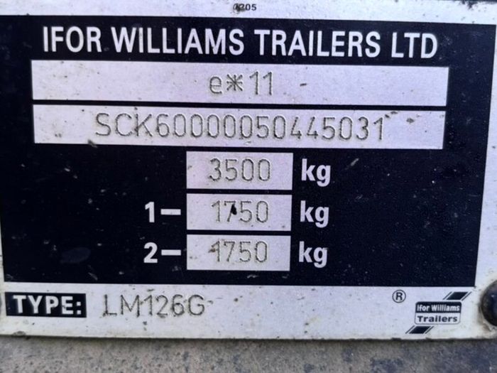 Ifor Williams LM126G