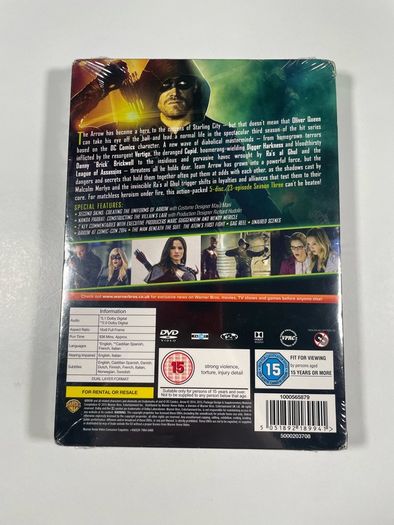 SEALED arrow season 3 DVD boxset