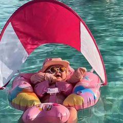 Baby Swimming Ring with Sun Shade