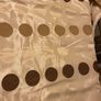 Cream, Beige, Brown Spot curtains 1.6m wide 2.2m drop Image 2