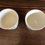 A Pair of Vintage Royal Doulton Almond Willow Pattern Extra Large Egg Cups Image 2