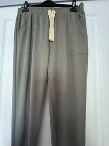 Sage Green Slim Leg Trousers