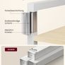 6-Tier Narrow Bookcase Image 4