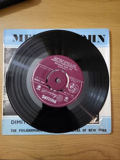 Mendelssohn The Hebrides Fingals Cave Ruy Blas 7 inch EP Philips ABE 1006