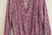 Flower design blouse