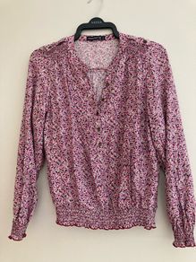 Flower design blouse