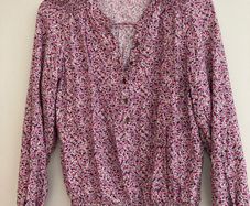 Flower design blouse