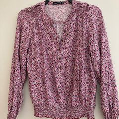Flower design blouse