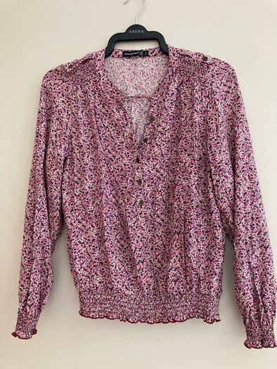 Flower design blouse
