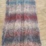 Women's Chunky Knit Cable Snood / Infinity Scarf (Multicolor Pink & Grey) Image 2