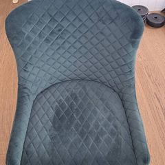 Emerald green velvet ottawa chairs