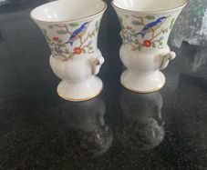 Aynsley pair of Pembroke small vases
