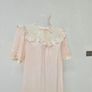 Vintage pink lace negligee dress Image 3