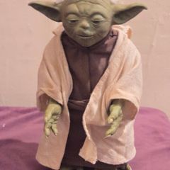 2005 Star Wars Revenge of The Sith Talking Interactive 12" Yoda - Fully working