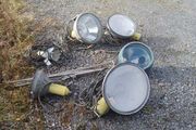 6 Vintage industrial spot lights